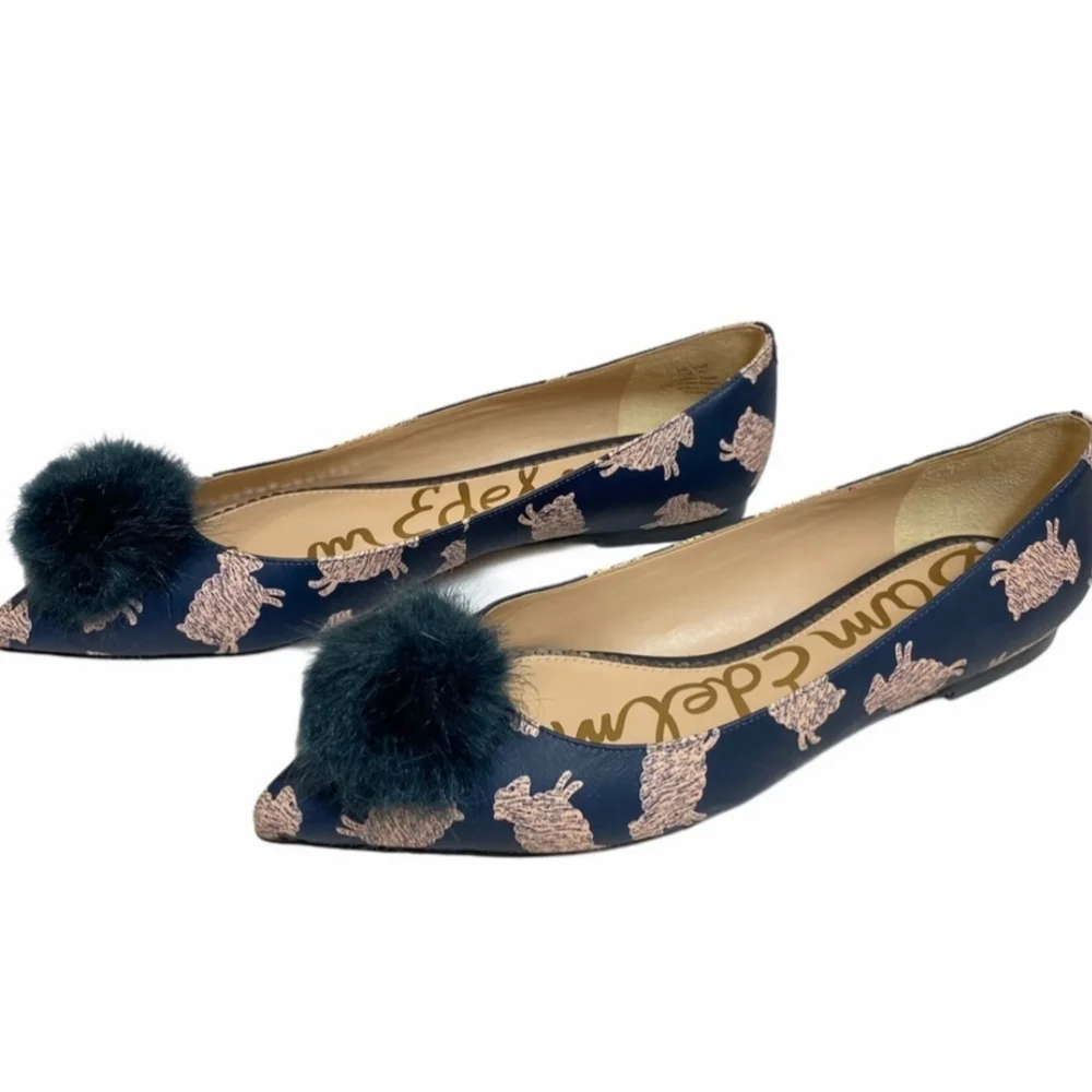 Sam Edleman Raddie Pointed Toe with PomPom - Picture 8 of 16